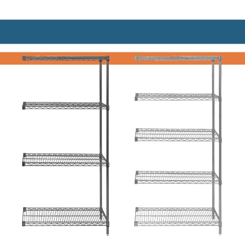 Wire Shelving Adder Kits